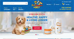 Desktop Screenshot of petshampooworld.com